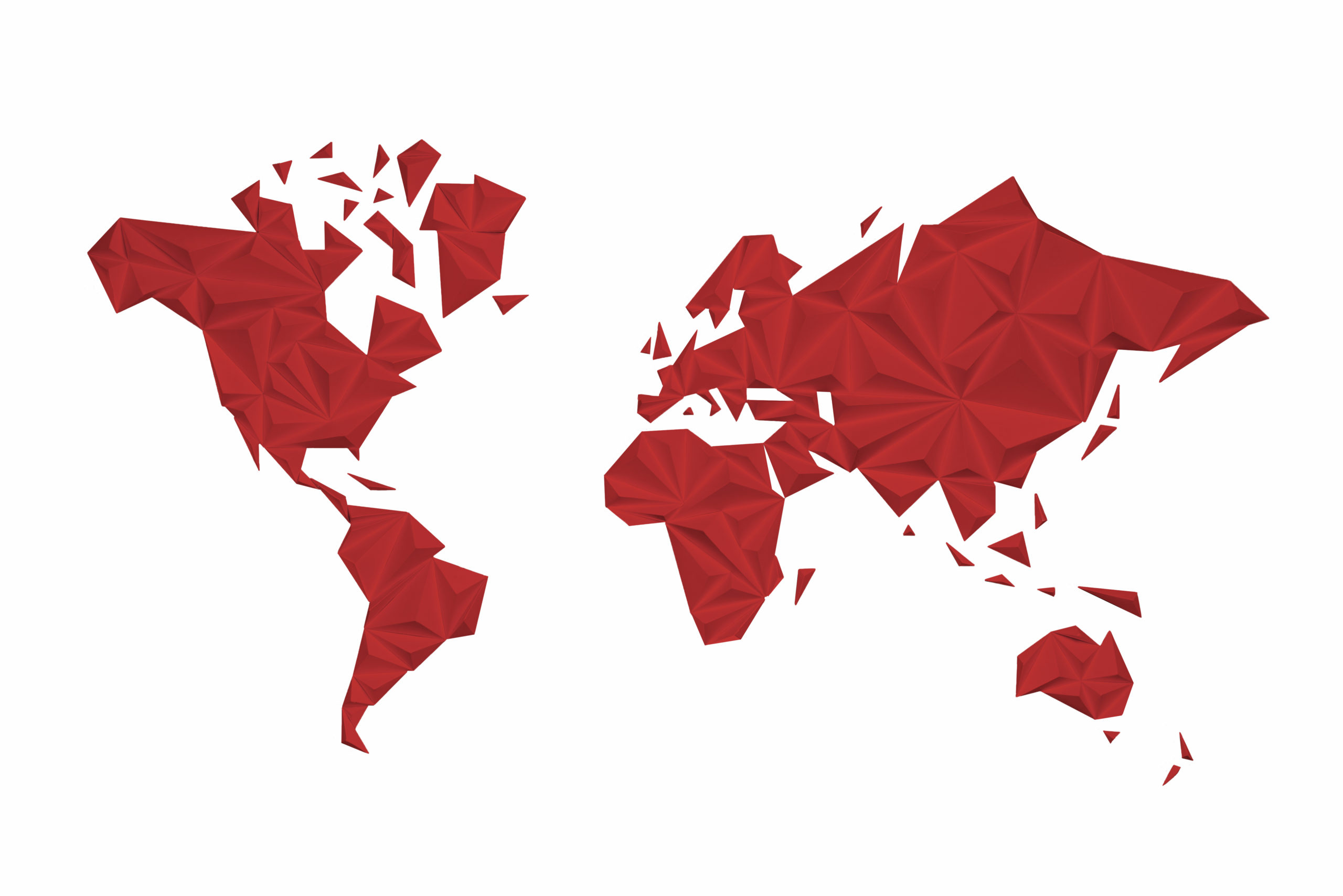 Carte du Monde - Couleur Unie - Owarld